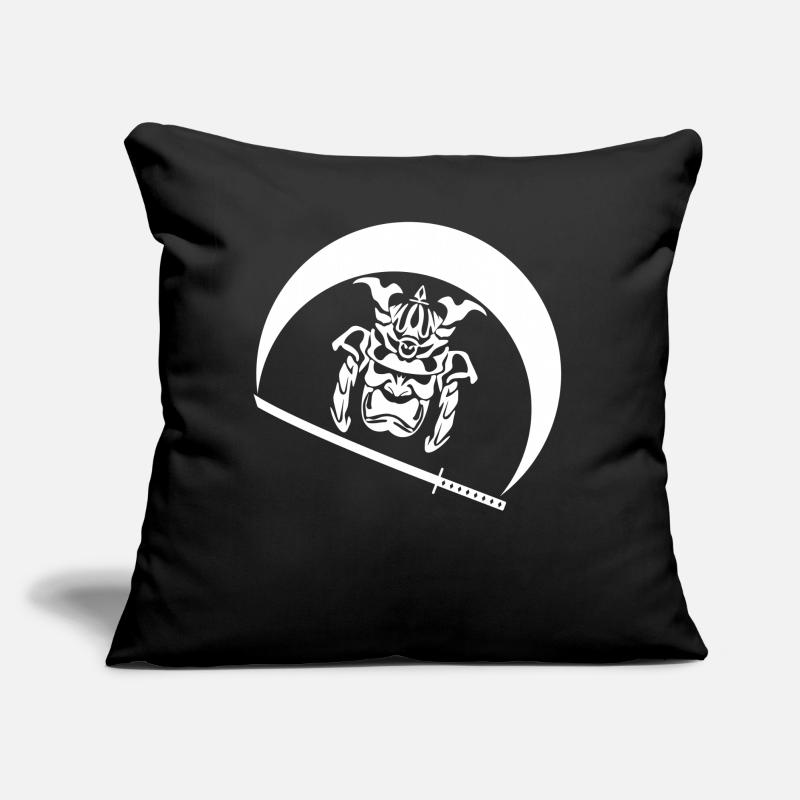 Épée Samouraï Katana Ninja Épée Coussin et housse de 45 x 45 cm