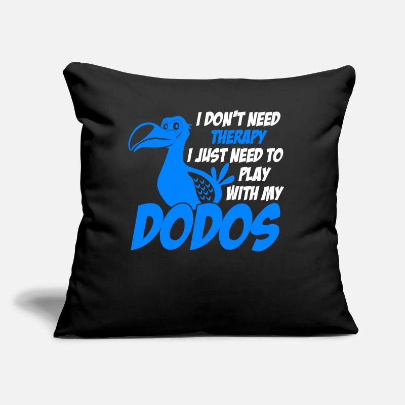 Dodo Dodos Coussin et housse de 45 x 45 cm