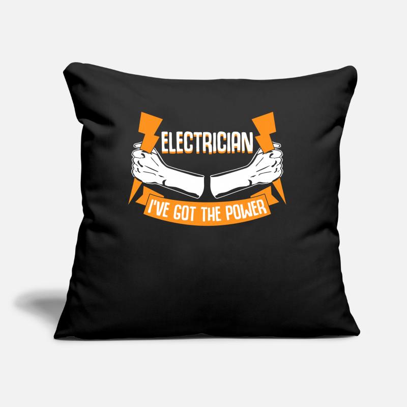 Electrician Electrical Electrical Engineering Sofa pillow with filling 45cm x 45cm