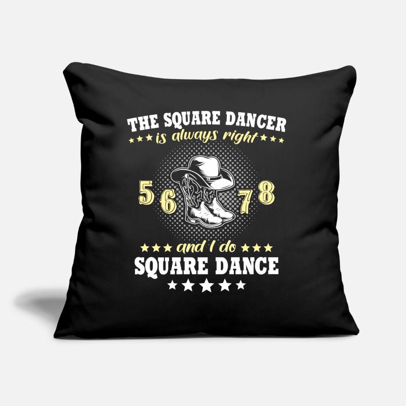 Line Dance Line Dancing Sofa pillow with filling 45cm x 45cm