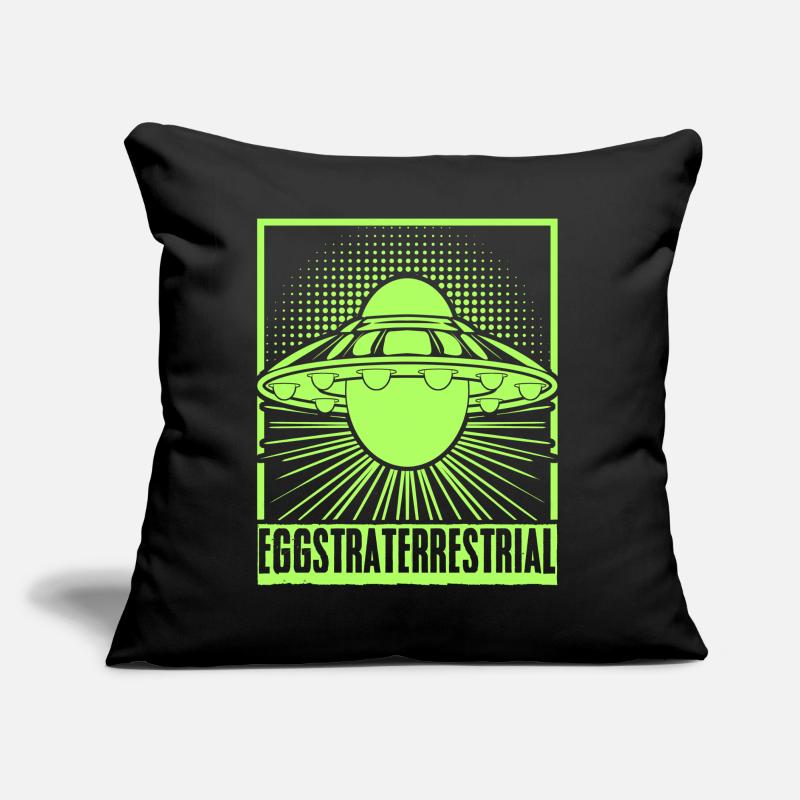 Alien Egg Extraterrestrial Eggs vaisseau spatial Coussin et housse de 45 x 45 cm