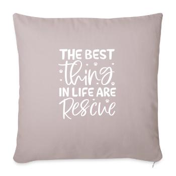 Animal Rescue - Sofa pillow with filling 45cm x 45cm - light taupe - Front