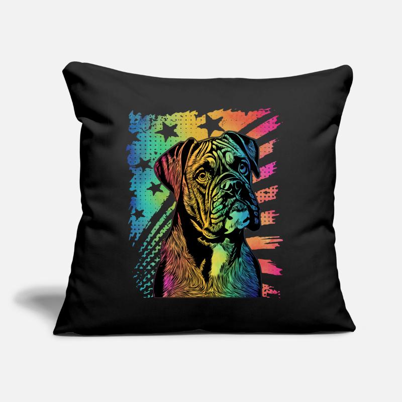Boxer Sofakissen mit Füllung 45 x 45 cm
