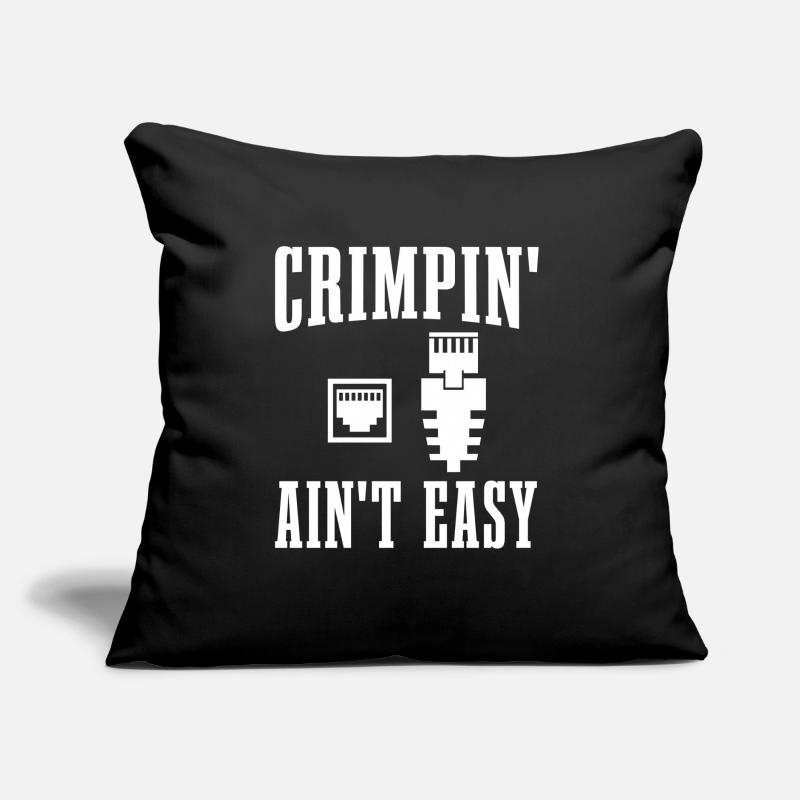 Crimping is not easy for networking fans Sofa pillow with filling 45cm x 45cm