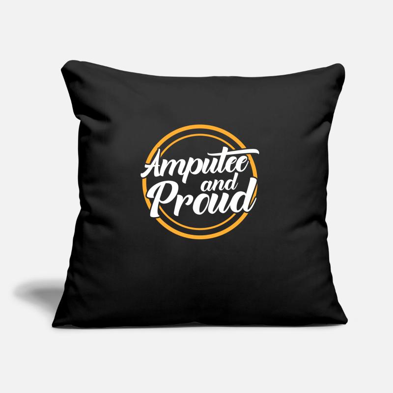 Amputation Amputieren Prothese Geschenk Sofakissen mit Füllung 45 x 45 cm