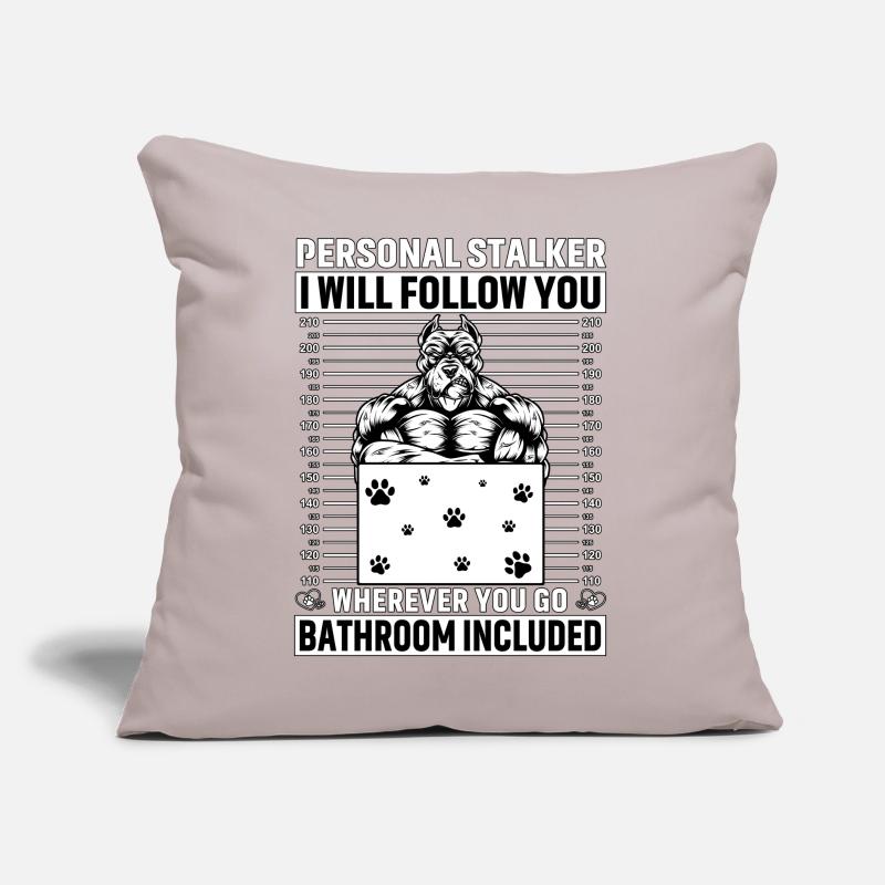 Pitbull Personal Stalker Coussin et housse de 45 x 45 cm