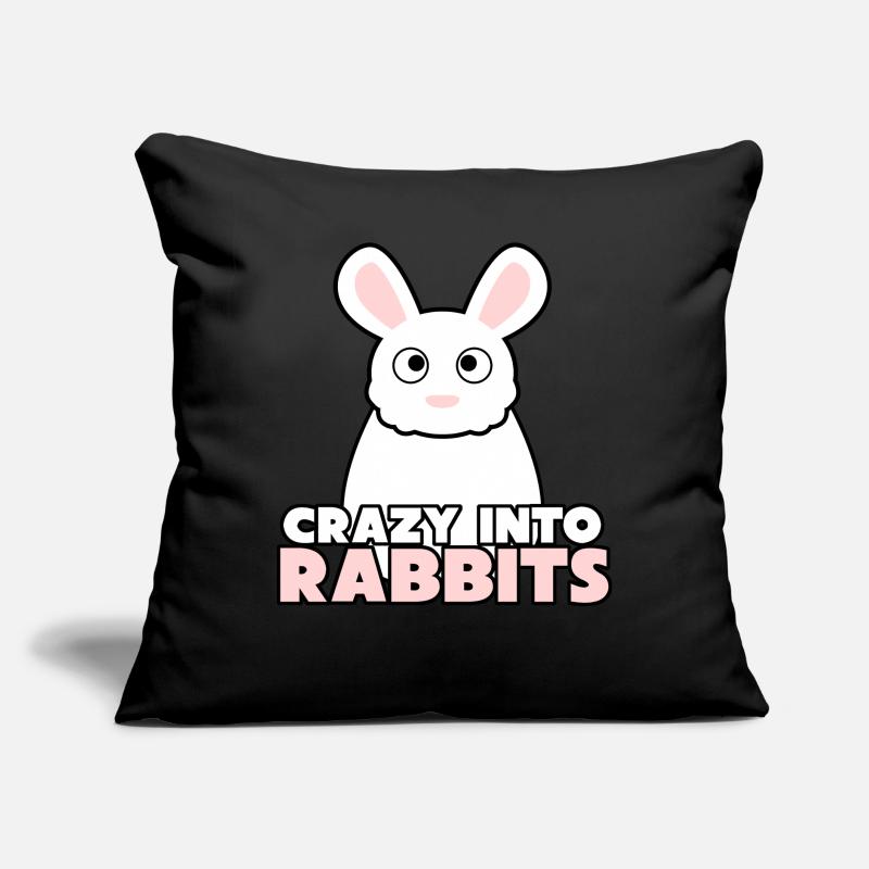 Lapin Lapin Lapin Lapin Coussin et housse de 45 x 45 cm