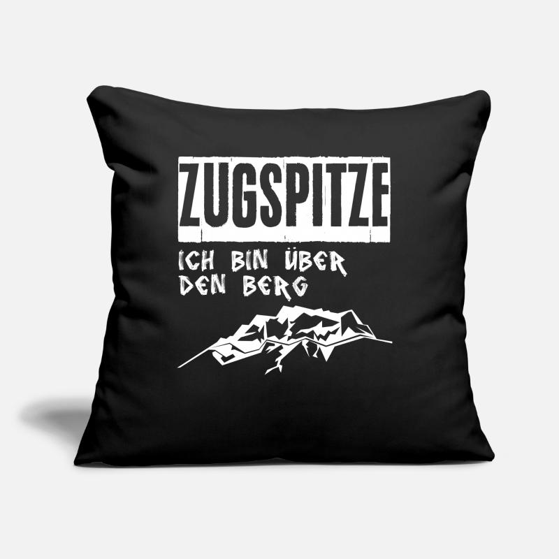 Zugspitze Berg Bergsteiger Sofakissen mit Füllung 45 x 45 cm