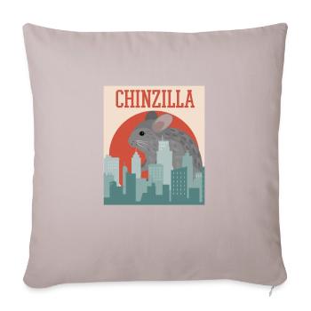 Chinchilla - Sofakissen mit Füllung 45 x 45 cm - helles Taupe - Vorne