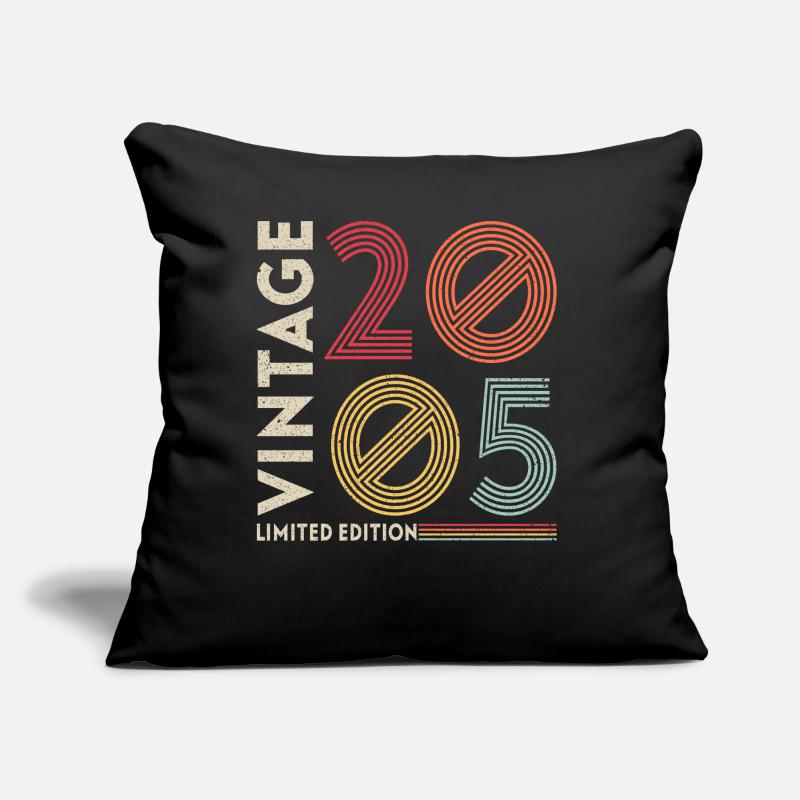 Millésime 2005 Coussin et housse de 45 x 45 cm