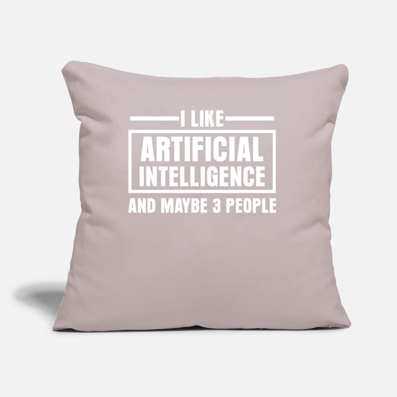 Artifical Intelligence Programmer Sofakissen mit Füllung 45 x 45 cm