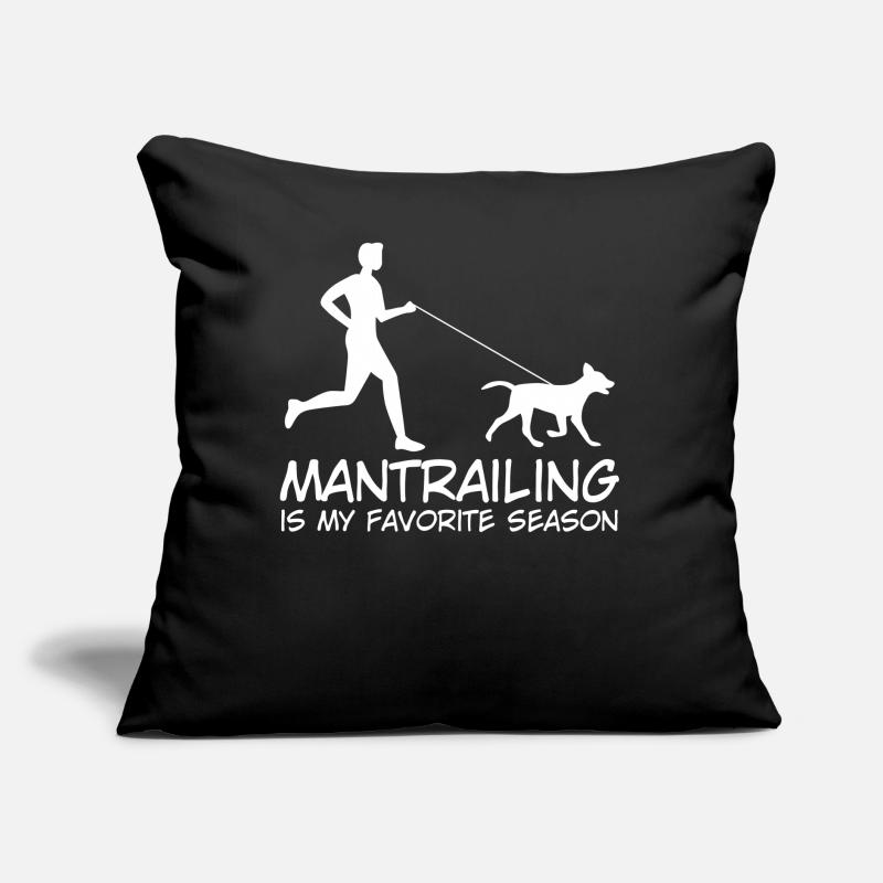Mantrailing Hund Mantrailer Hunde Sofakissen mit Füllung 45 x 45 cm