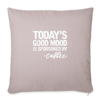 Café - Coussin et housse de 45 x 45 cm - taupe clair - Devant