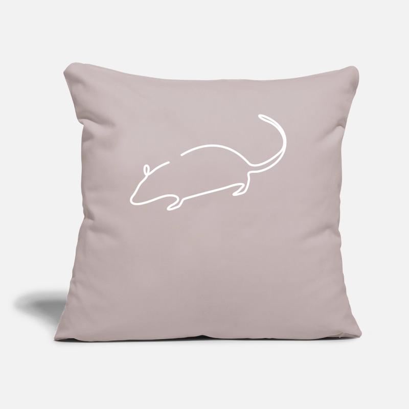 Rat, Mouse, Rats Sofa pillow with filling 45cm x 45cm