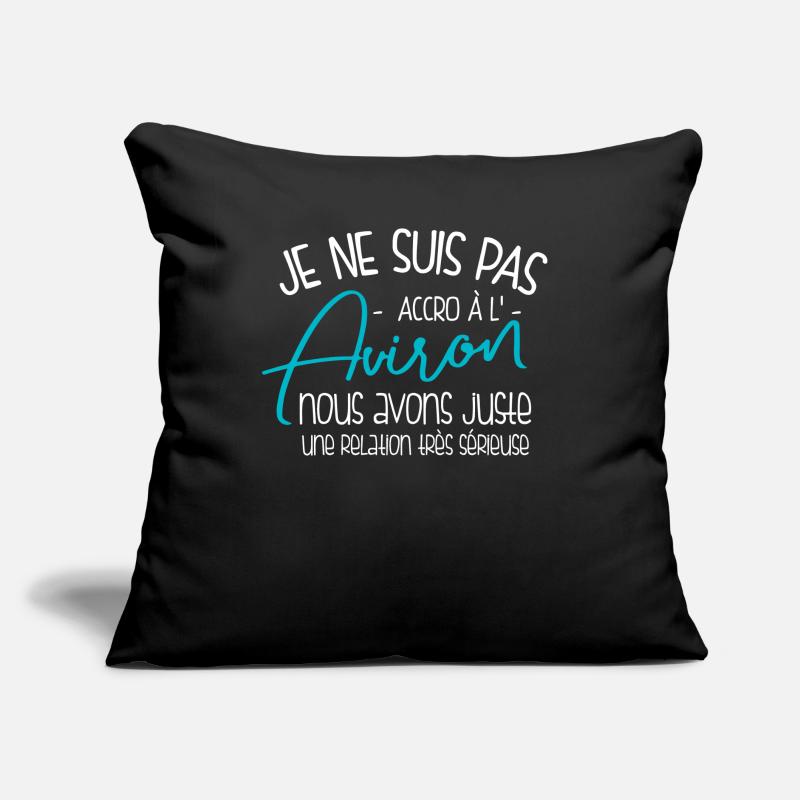 Relation Sérieuse Avec L'aviron Coussin et housse de 45 x 45 cm