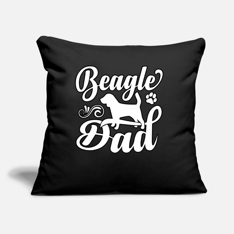 Beagle dad Sofa pillow with filling 45cm x 45cm
