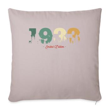 1933 Limited Edition - Sofa pillow with filling 45cm x 45cm - light taupe - Front