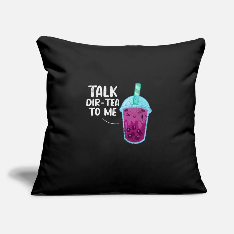 Bubble Tea Boba Tea Kawaii Geschenk Sofakissen mit Füllung 45 x 45 cm