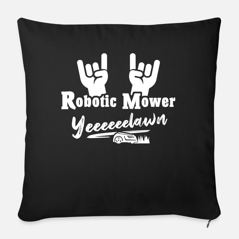 Tondeuse robot - Coussin et housse de 45 x 45 cm - noir