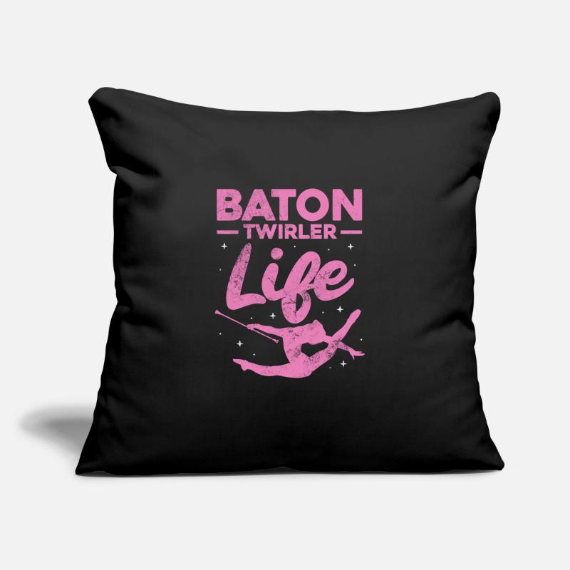 Baton Twirling Sofa pillow with filling 45cm x 45cm