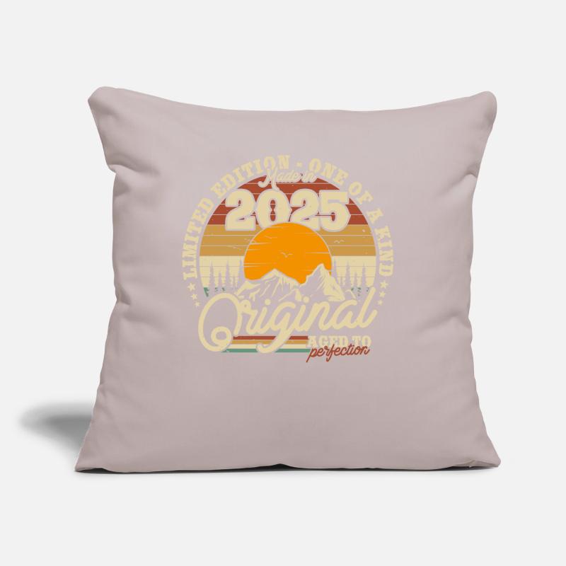 Retro Gift Idea 2025 Sofa pillow with filling 45cm x 45cm