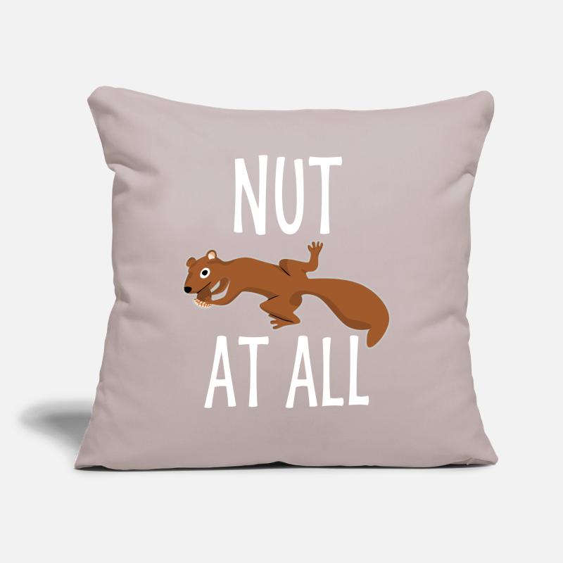 Squirrel with nut Sofa pillow with filling 45cm x 45cm