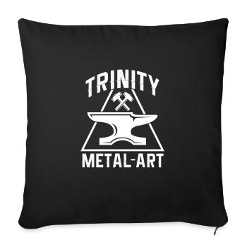 Blacksmith Schiede Anvil Cutler Gift - Sofa pillow with filling 45cm x 45cm - black - Front