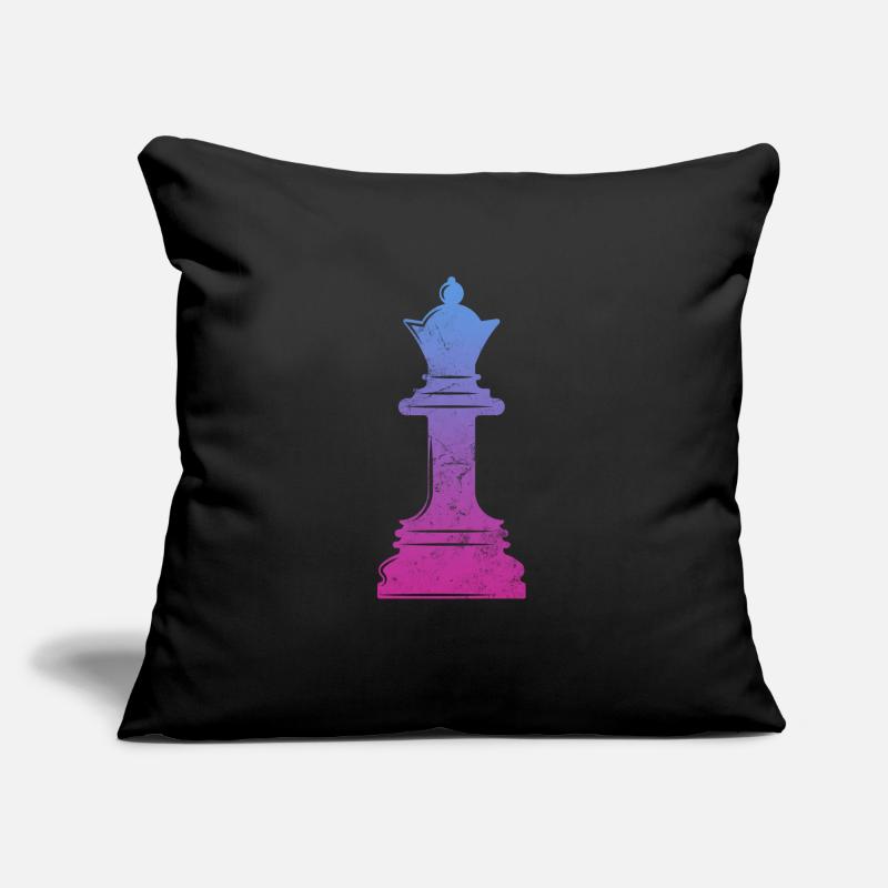 Échecs Coussin et housse de 45 x 45 cm