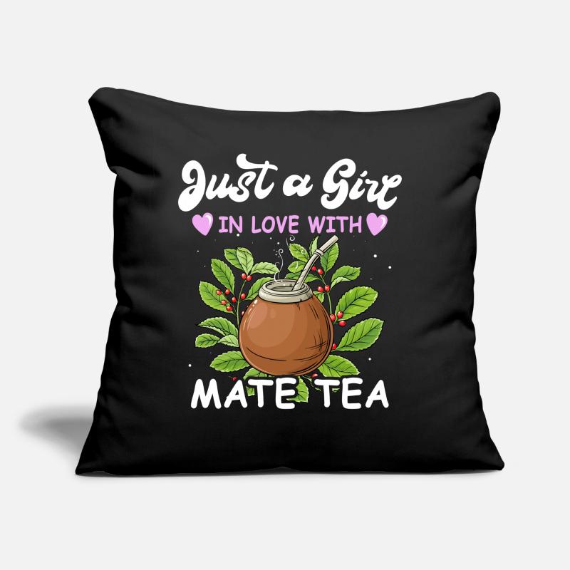 Mate Tee Teetrinker Sofakissen mit Füllung 45 x 45 cm