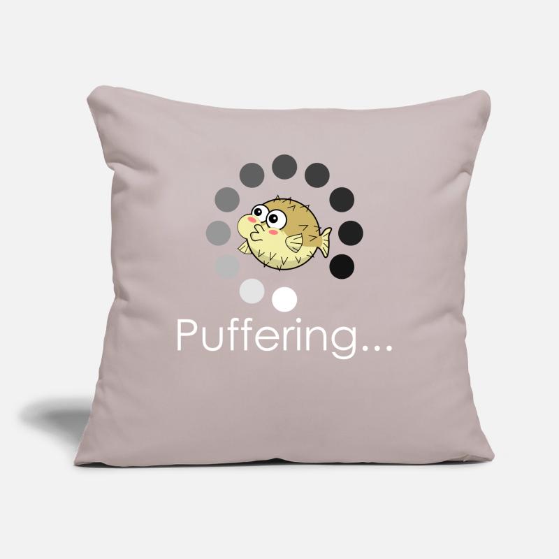 Pufferfish Bufferring Sofakissen mit Füllung 45 x 45 cm