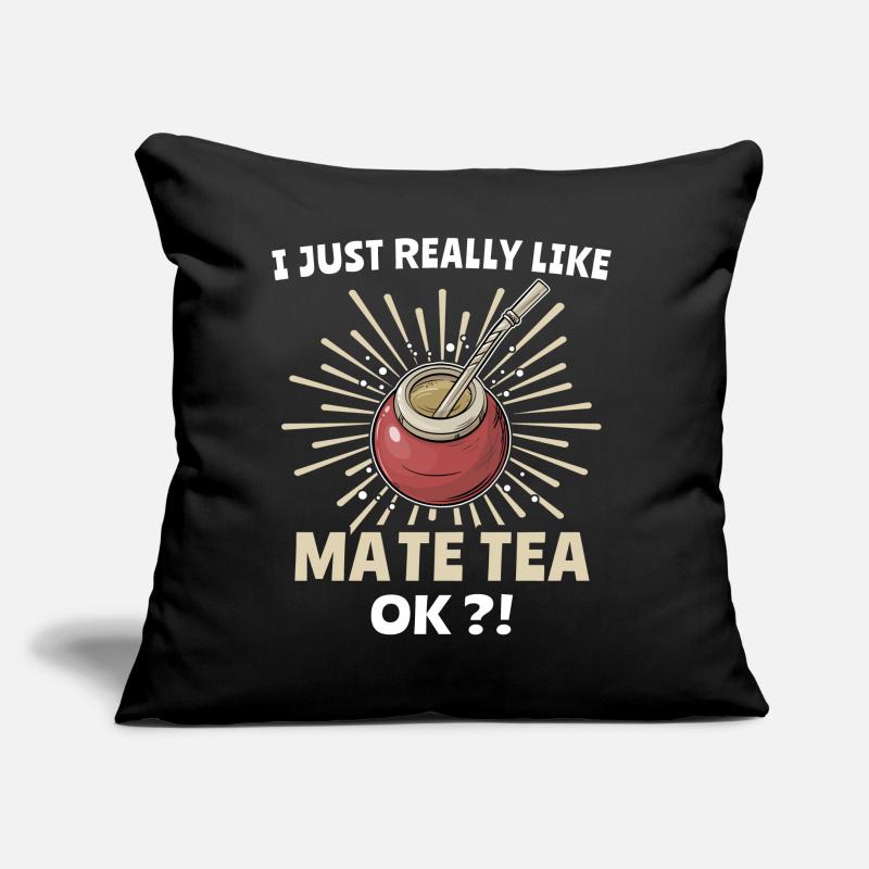 Mate Tee Teetrinker Sofakissen mit Füllung 45 x 45 cm