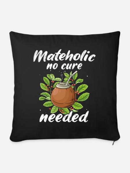Mate Tee - Sofakissen mit Füllung 45 x 45 cm - Schwarz