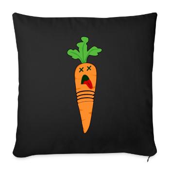 Carrots Dead Carrot - Sofakissen mit Füllung 45 x 45 cm - Schwarz - Vorne