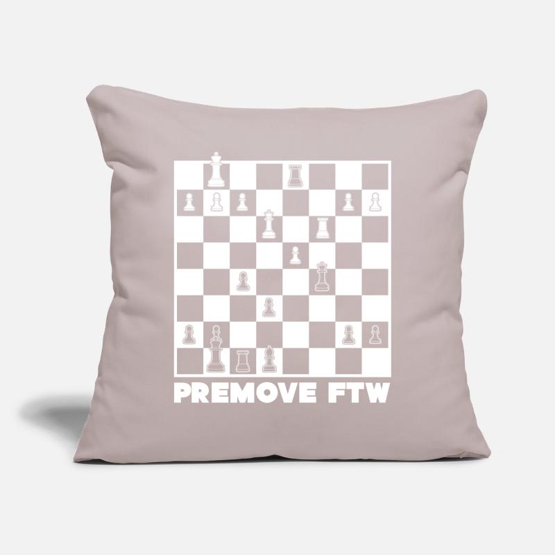 Chess Premove Premoving Sofakissen mit Füllung 45 x 45 cm