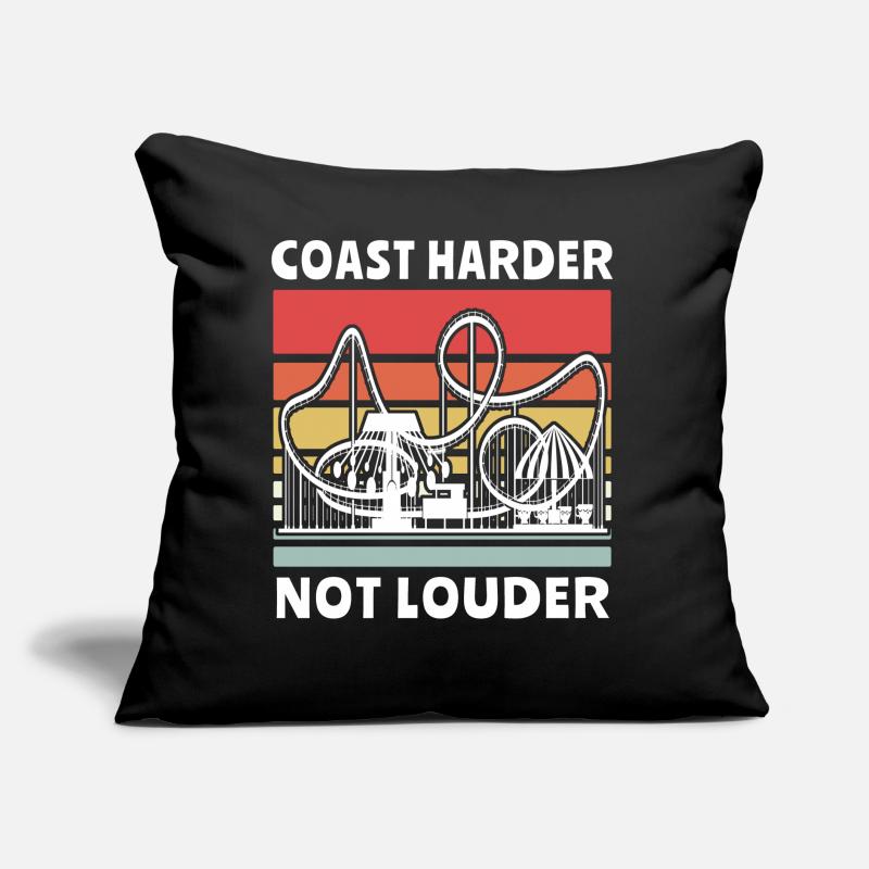 Roller Coaster Roller Coaster Riders Coussin et housse de 45 x 45 cm