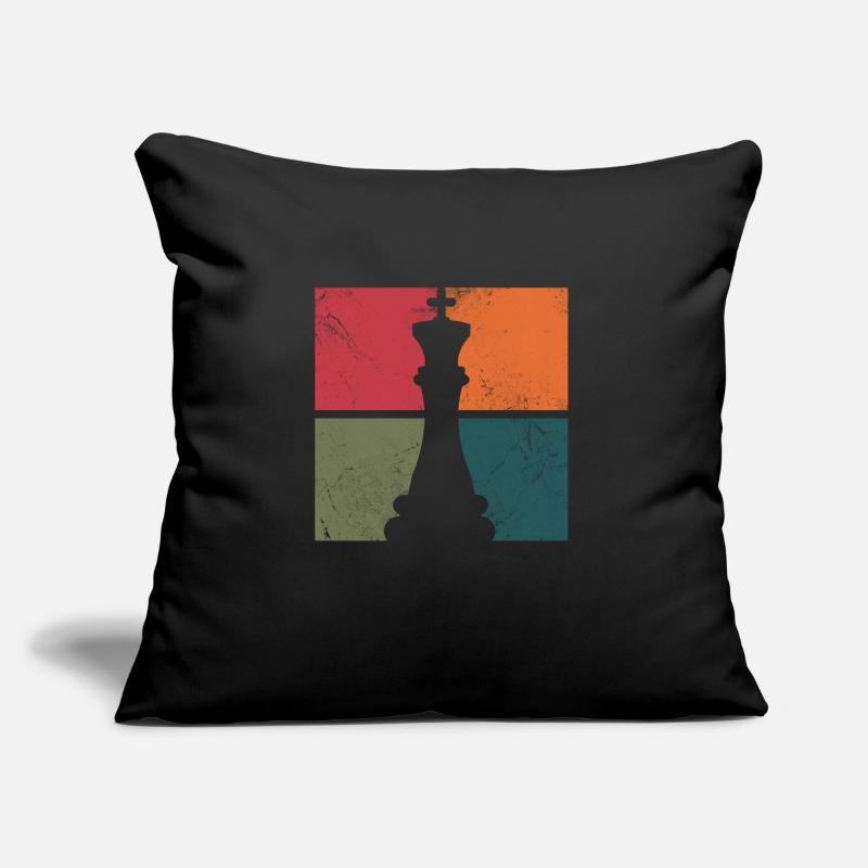 Échecs Coussin et housse de 45 x 45 cm
