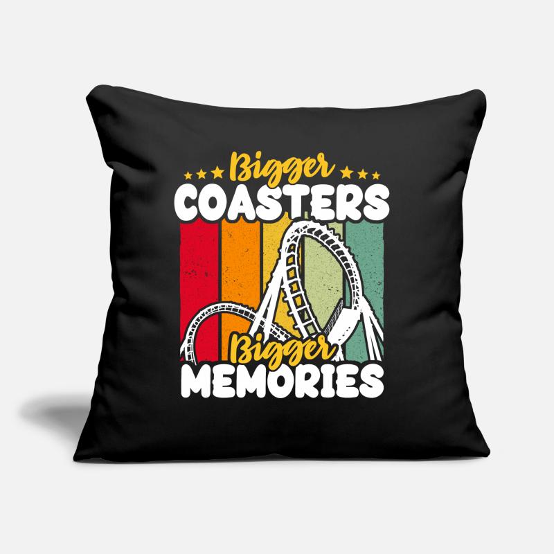 Roller Coaster Roller Coaster Riders Coussin et housse de 45 x 45 cm