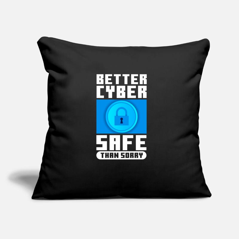 Hacker codeur ordinateur piratage cadeau Coussin et housse de 45 x 45 cm