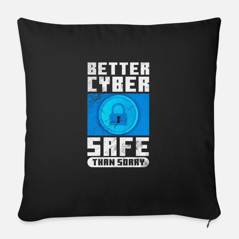 Hacker - Sofakissen mit Füllung 45 x 45 cm - Schwarz