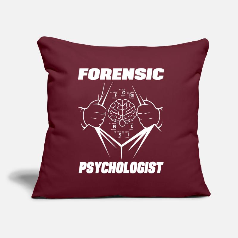 Forensic Psychologist Professional Forensic Gift Sofakissen mit Füllung 45 x 45 cm