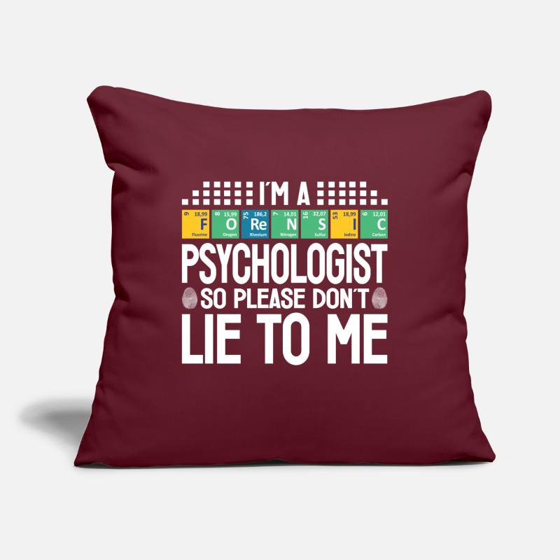 Forensic Psychologist Professional Forensic Gift Sofakissen mit Füllung 45 x 45 cm