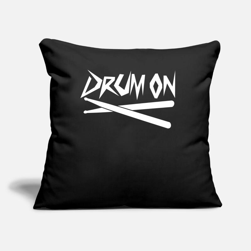 Drums Drum Set Drum Drummer Sofa pillow with filling 45cm x 45cm