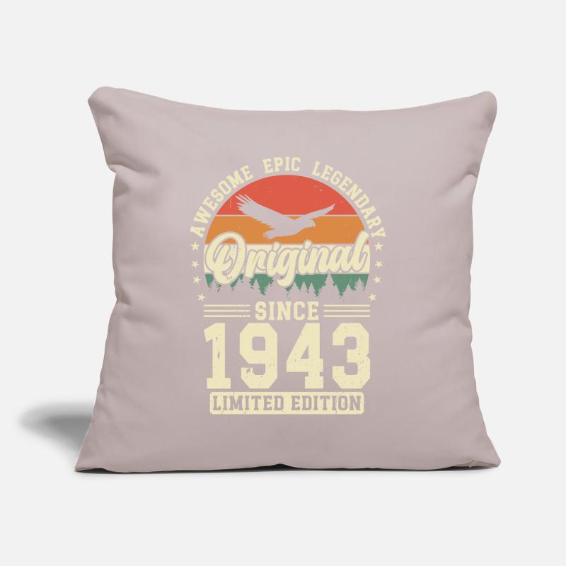 1943: Timelessly Legendary Sofa pillow with filling 45cm x 45cm
