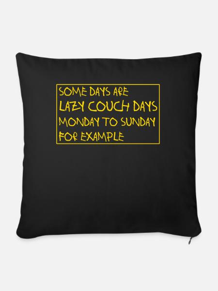 Couch Jokes - Sofakissen mit Füllung 45 x 45 cm - Schwarz
