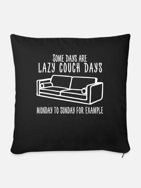 Couch Joke - Sofakissen mit Füllung 45 x 45 cm - Schwarz