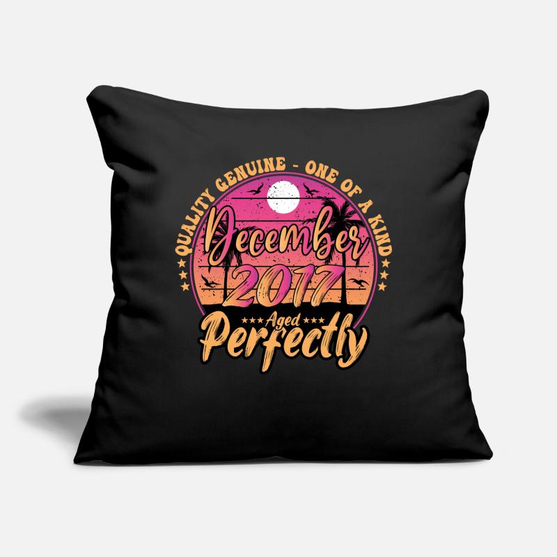 December 2017 Anniversary 2017 December 2017 Sofa pillow with filling 45cm x 45cm