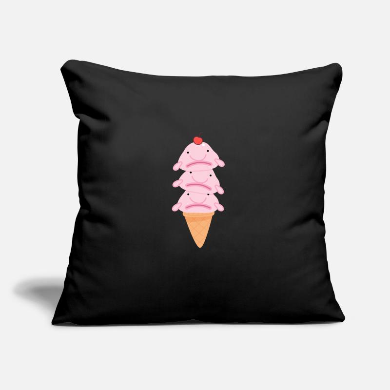 Eiscreme Eis Eiskrem Ice Cream Sommer Geschenk Sofakissen mit Füllung 45 x 45 cm