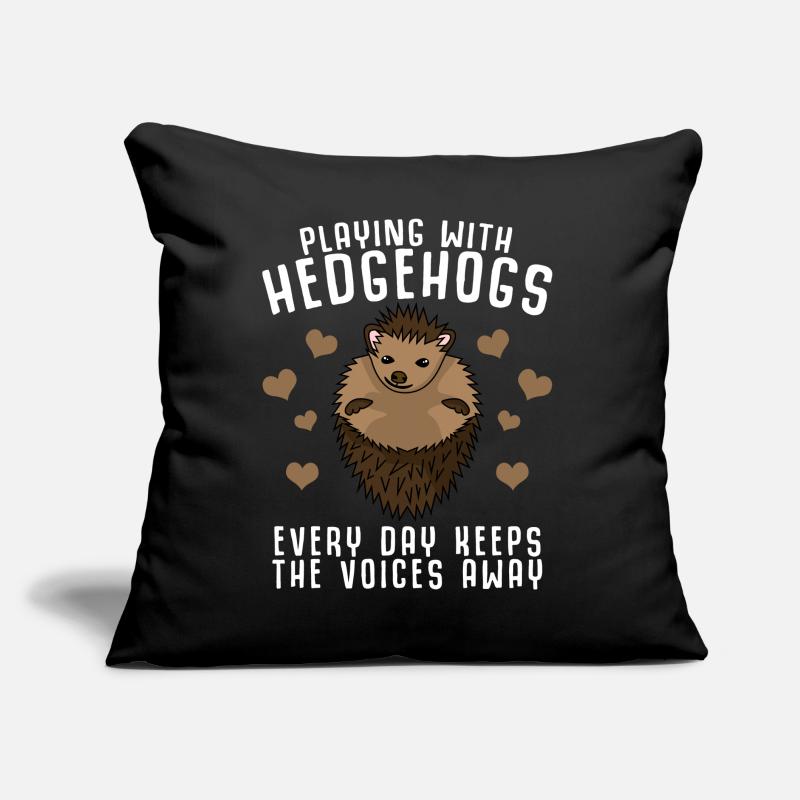 Hedgehogs Hedgehog Sofa pillow with filling 45cm x 45cm