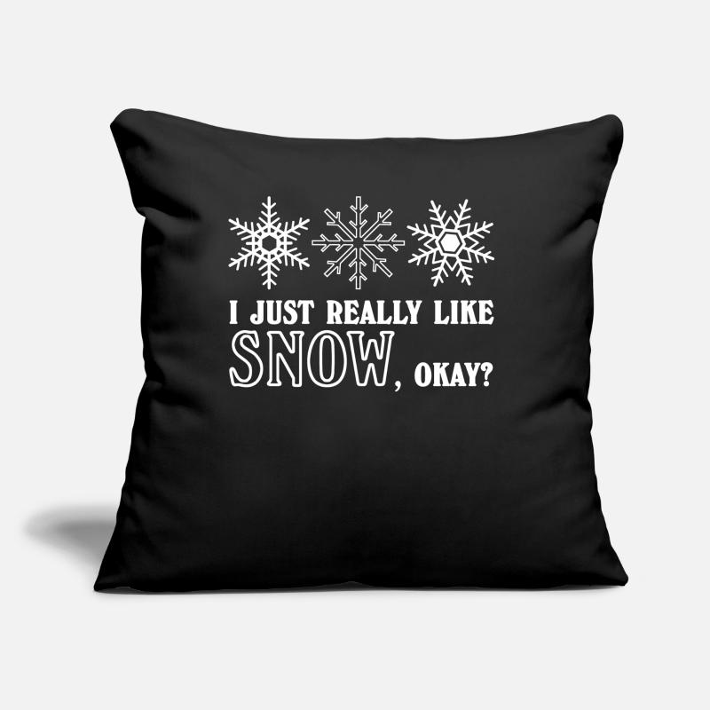 Flocon de neige Flocons de neige Coussin et housse de 45 x 45 cm