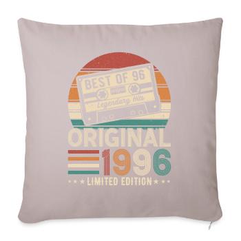Jubilee year 1996 - Sofa pillow with filling 45cm x 45cm - light taupe - Front